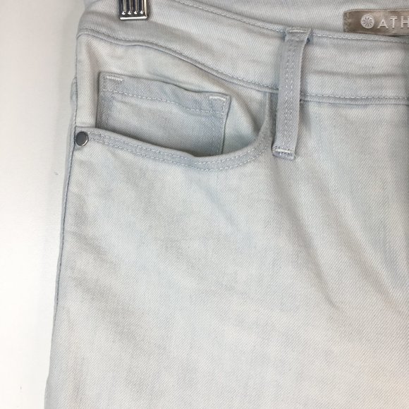 Athleta Sculptek Light Wash Skinny Jeans Size 8 - Picture 5 of 10